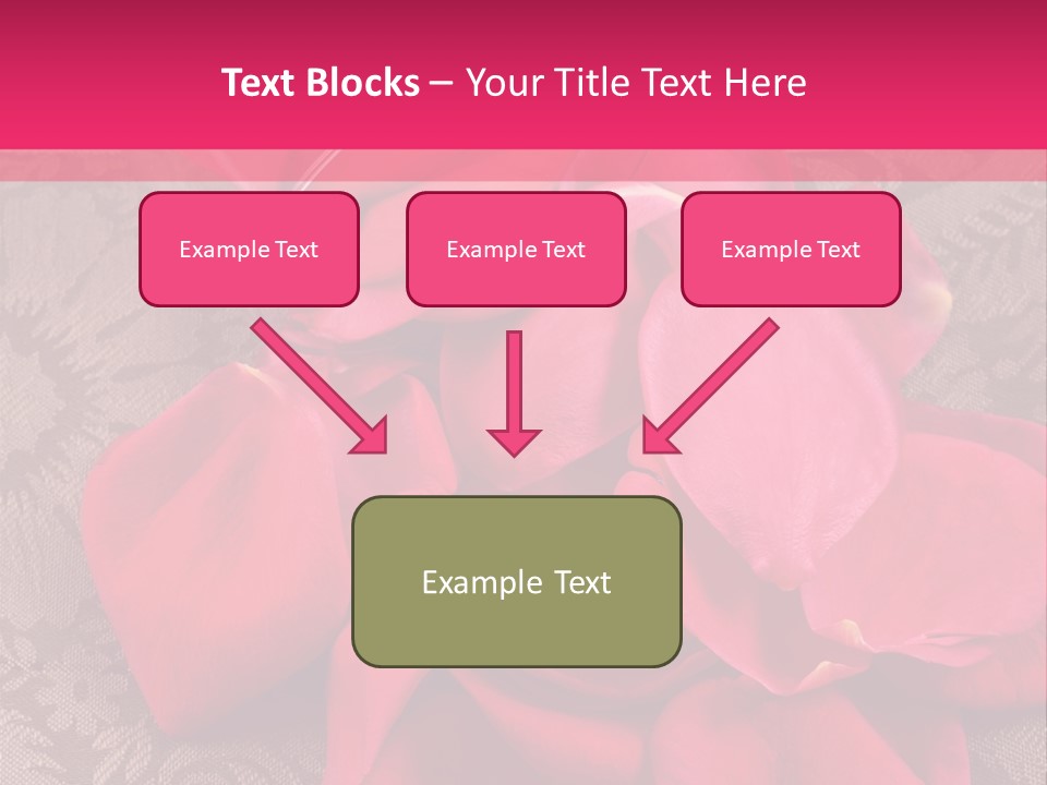 Love Background Bud PowerPoint Template