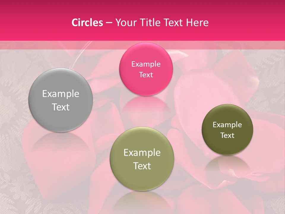 Love Background Bud PowerPoint Template