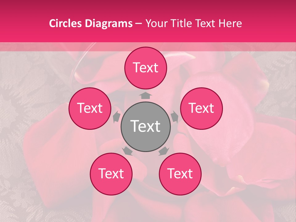 Love Background Bud PowerPoint Template