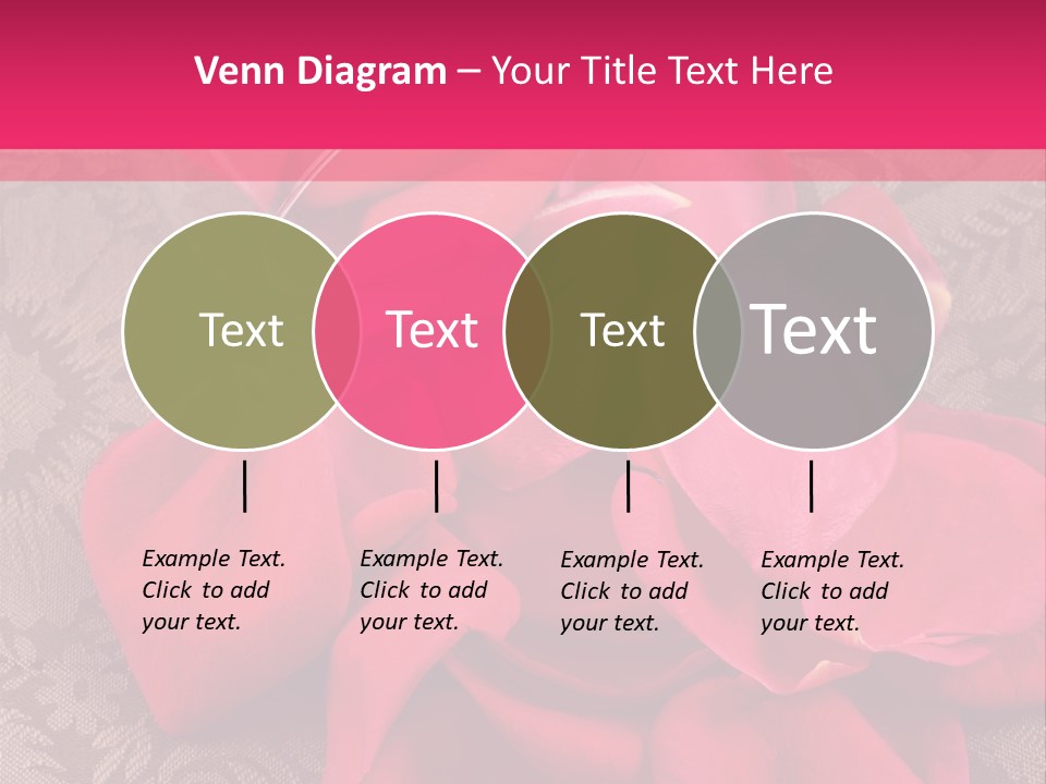 Love Background Bud PowerPoint Template