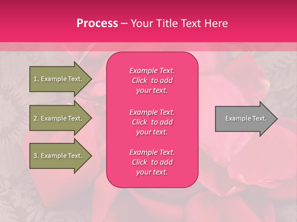 Love Background Bud PowerPoint Template