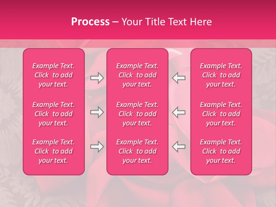 Love Background Bud PowerPoint Template