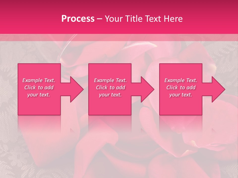 Love Background Bud PowerPoint Template