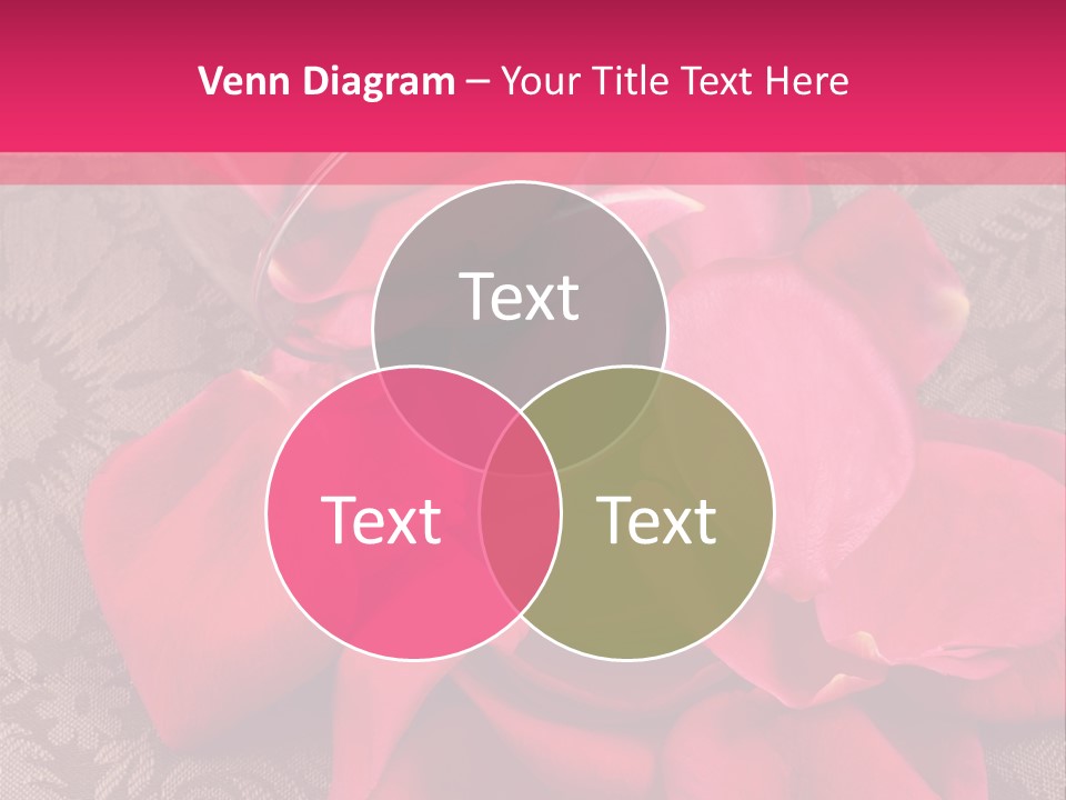 Love Background Bud PowerPoint Template