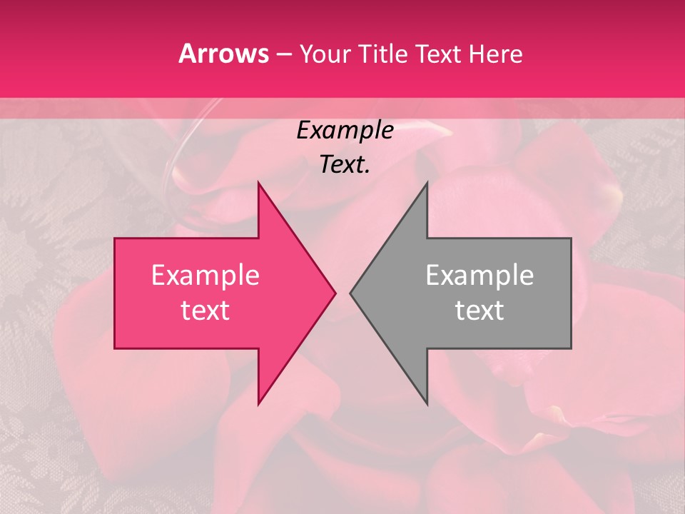 Love Background Bud PowerPoint Template