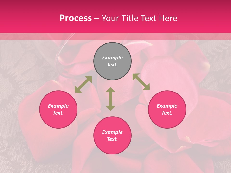 Love Background Bud PowerPoint Template