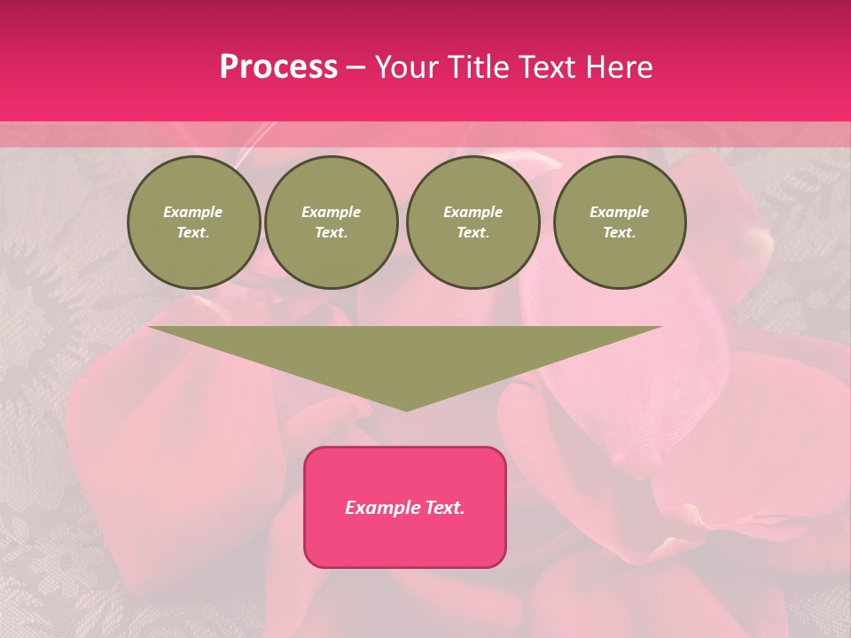 Love Background Bud PowerPoint Template