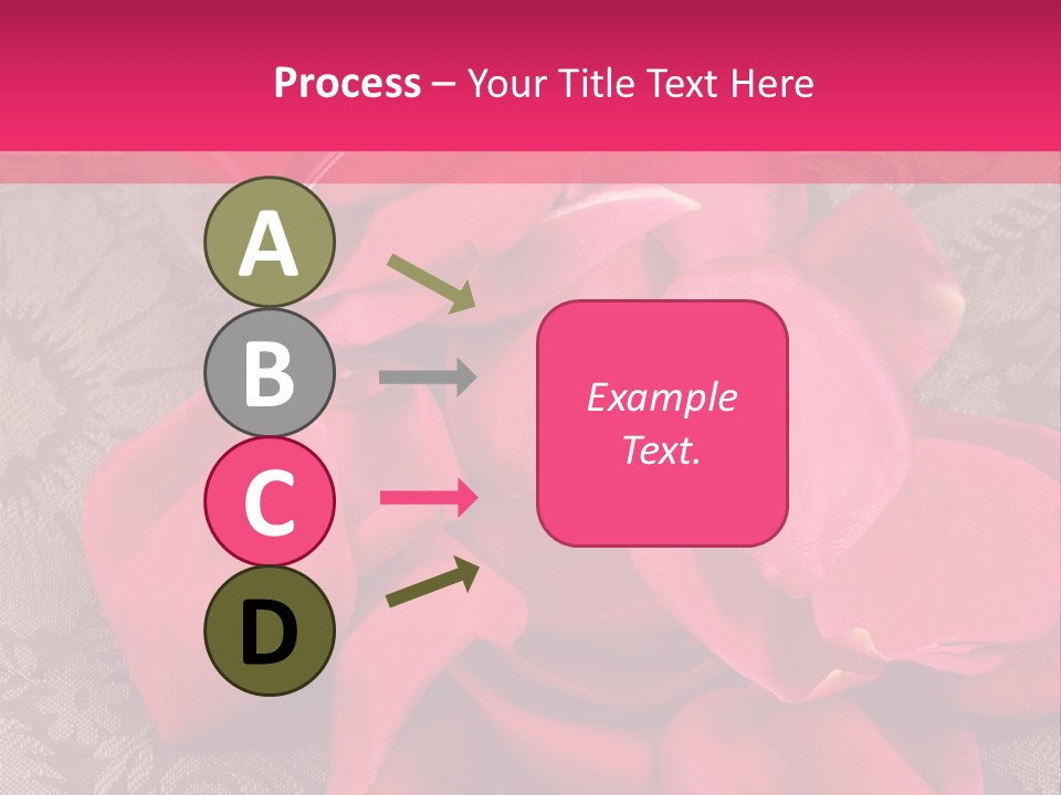 Love Background Bud PowerPoint Template