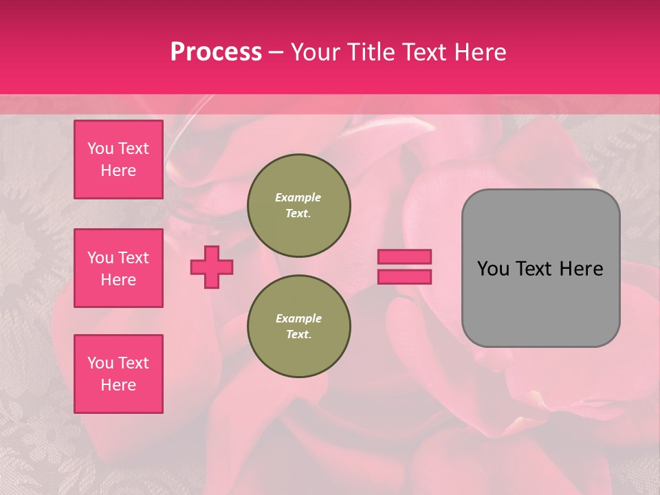 Love Background Bud PowerPoint Template