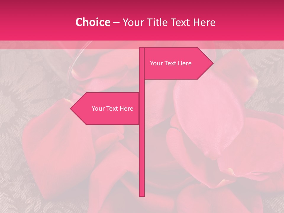 Love Background Bud PowerPoint Template