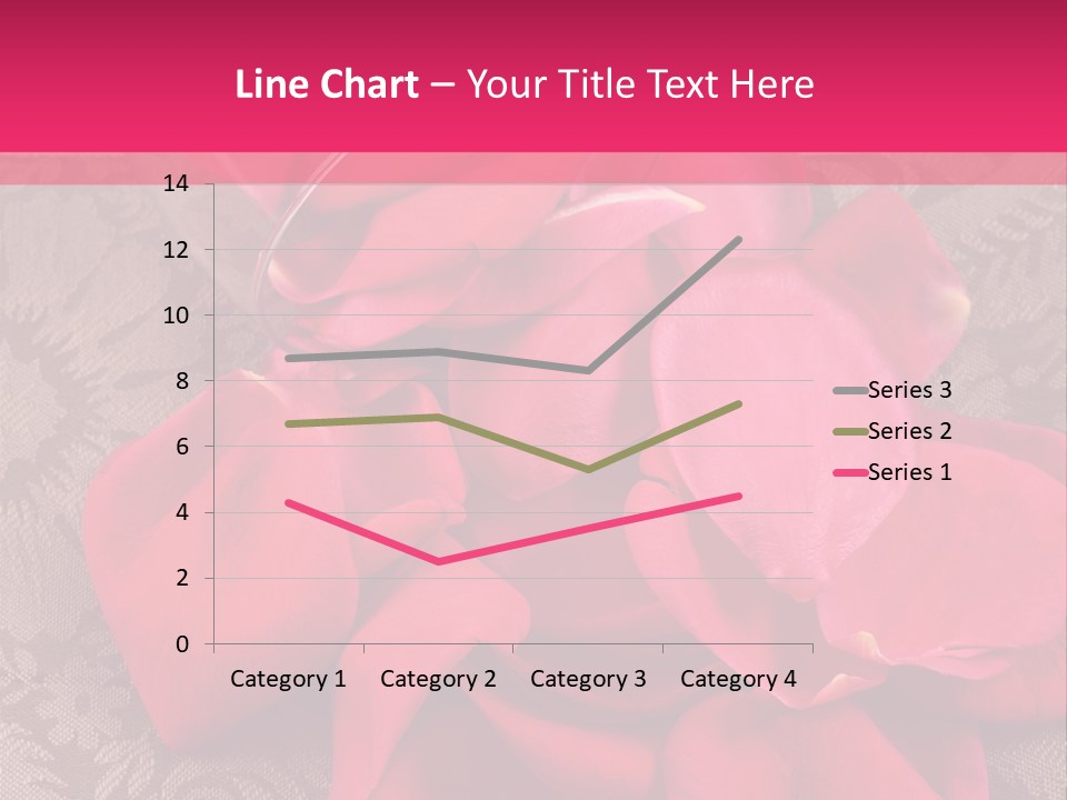 Love Background Bud PowerPoint Template