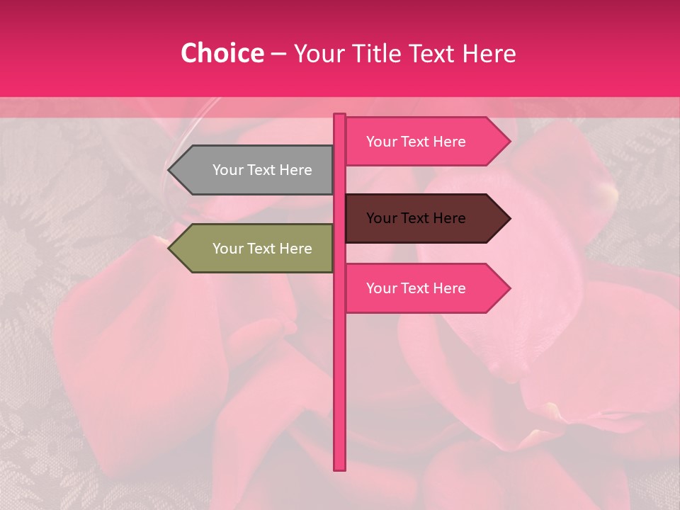 Love Background Bud PowerPoint Template