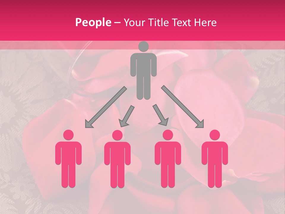 Love Background Bud PowerPoint Template