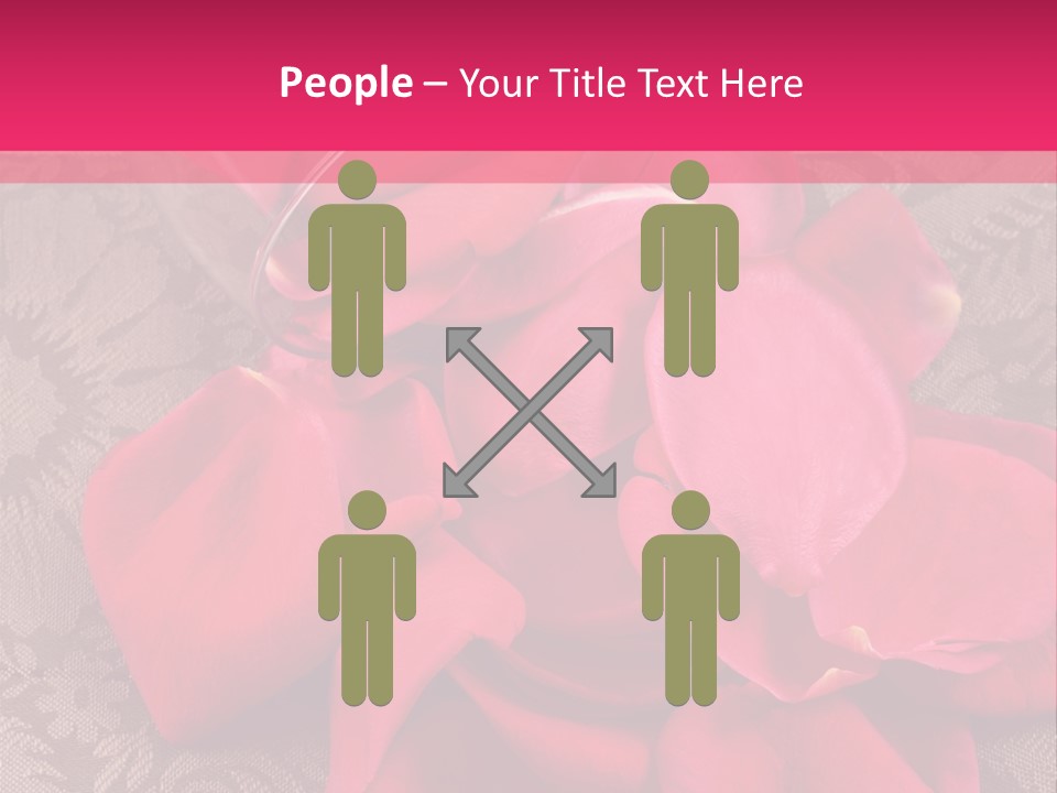 Love Background Bud PowerPoint Template