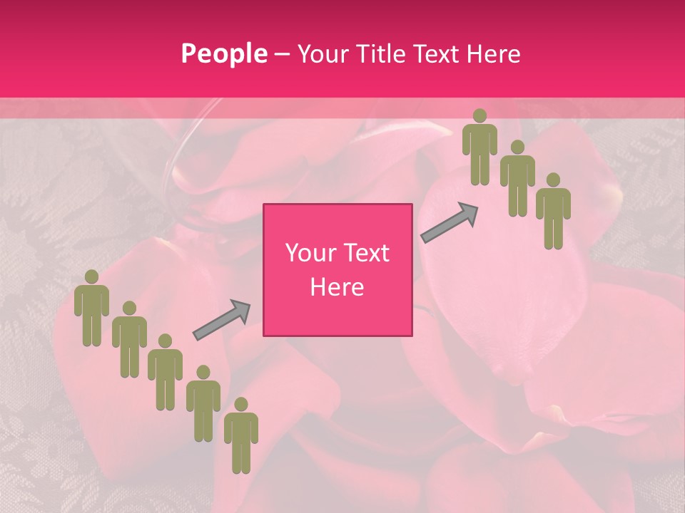 Love Background Bud PowerPoint Template