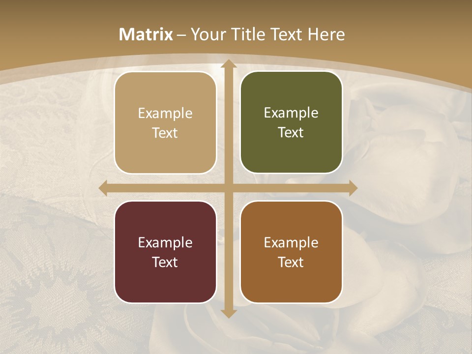 Anniversary Red Bud PowerPoint Template