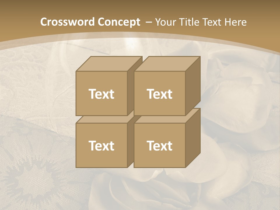 Anniversary Red Bud PowerPoint Template