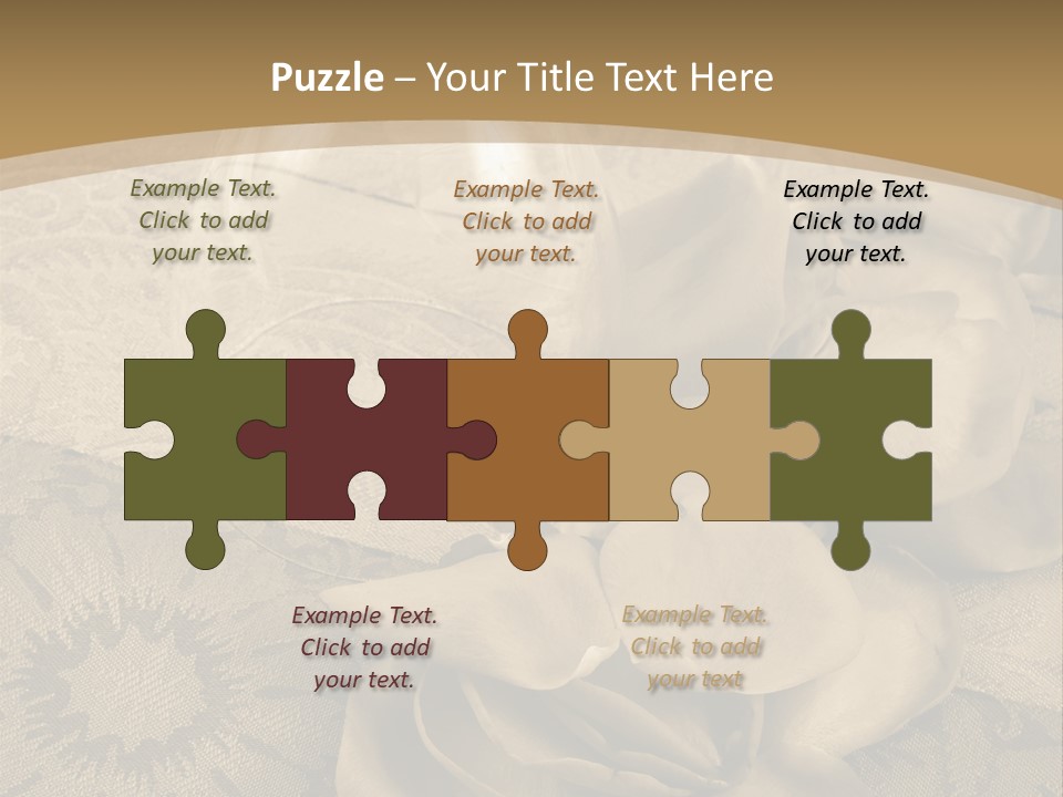 Anniversary Red Bud PowerPoint Template