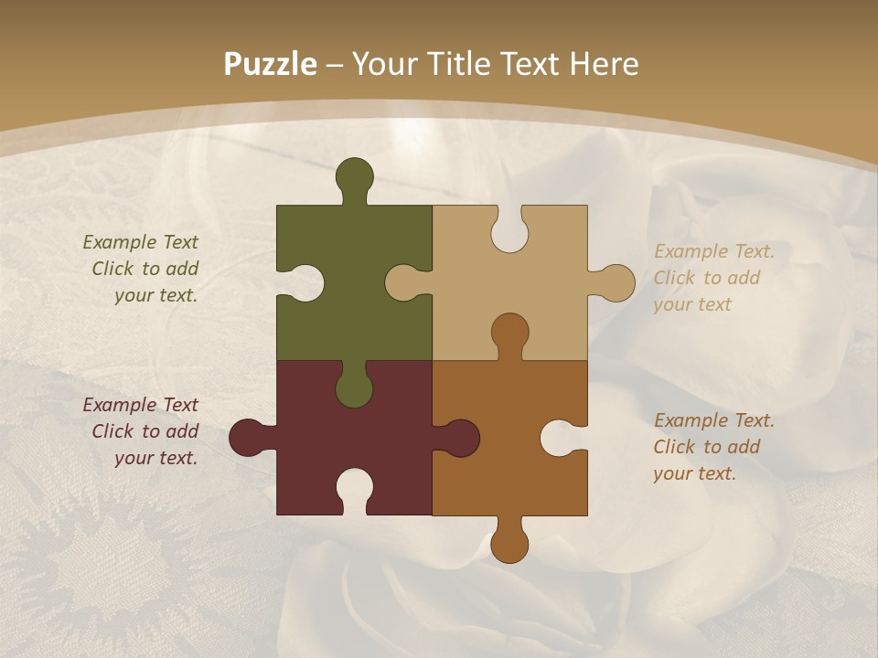 Anniversary Red Bud PowerPoint Template