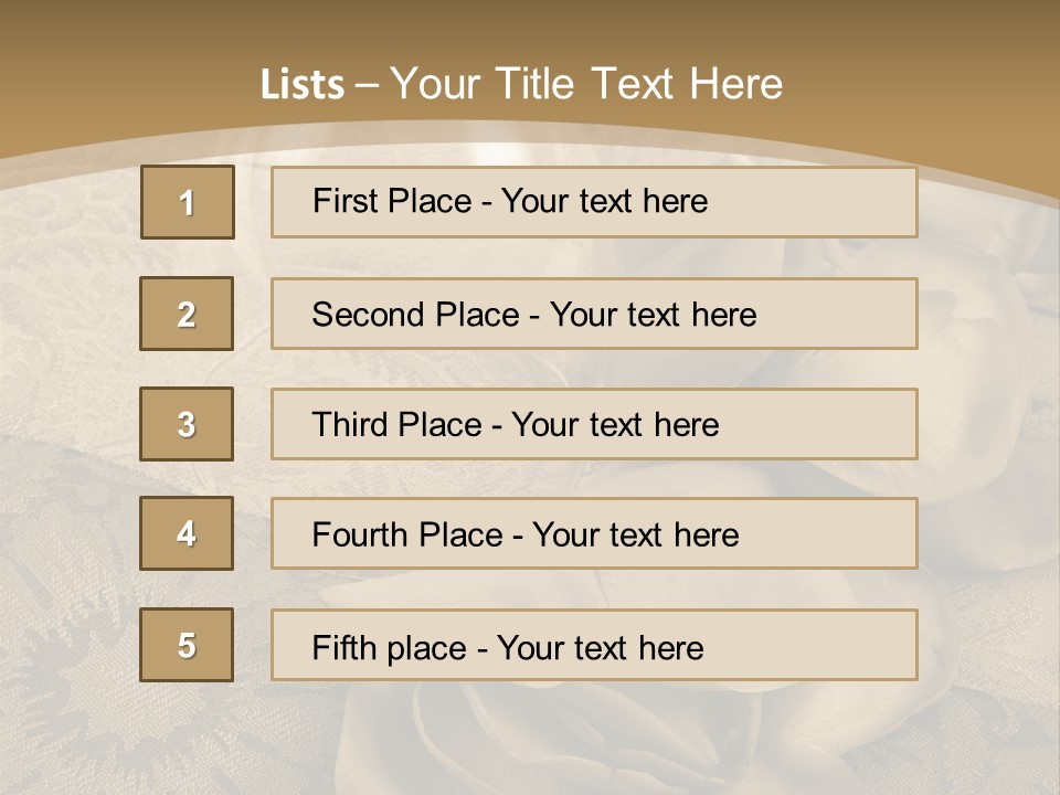 Anniversary Red Bud PowerPoint Template