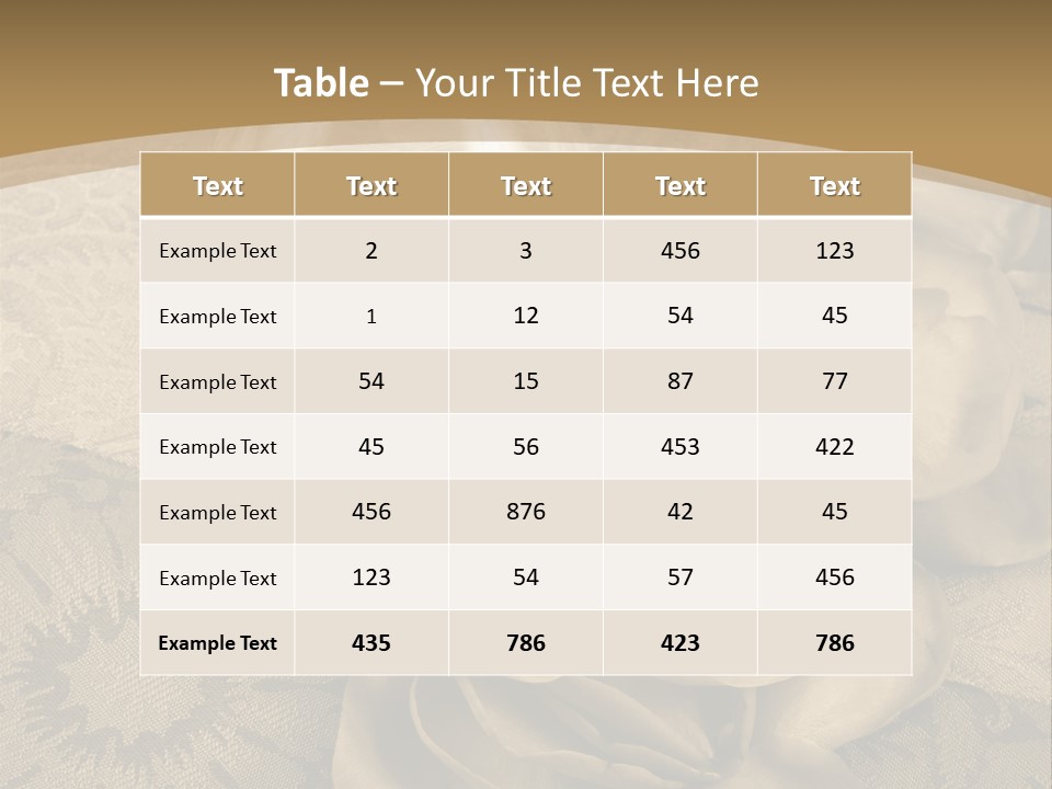 Anniversary Red Bud PowerPoint Template