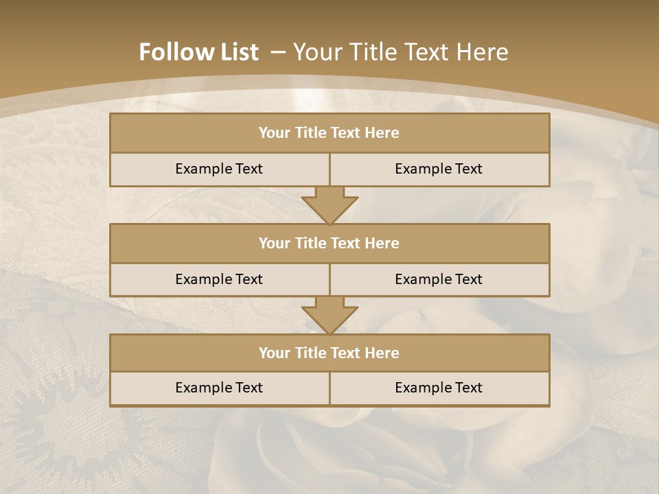 Anniversary Red Bud PowerPoint Template