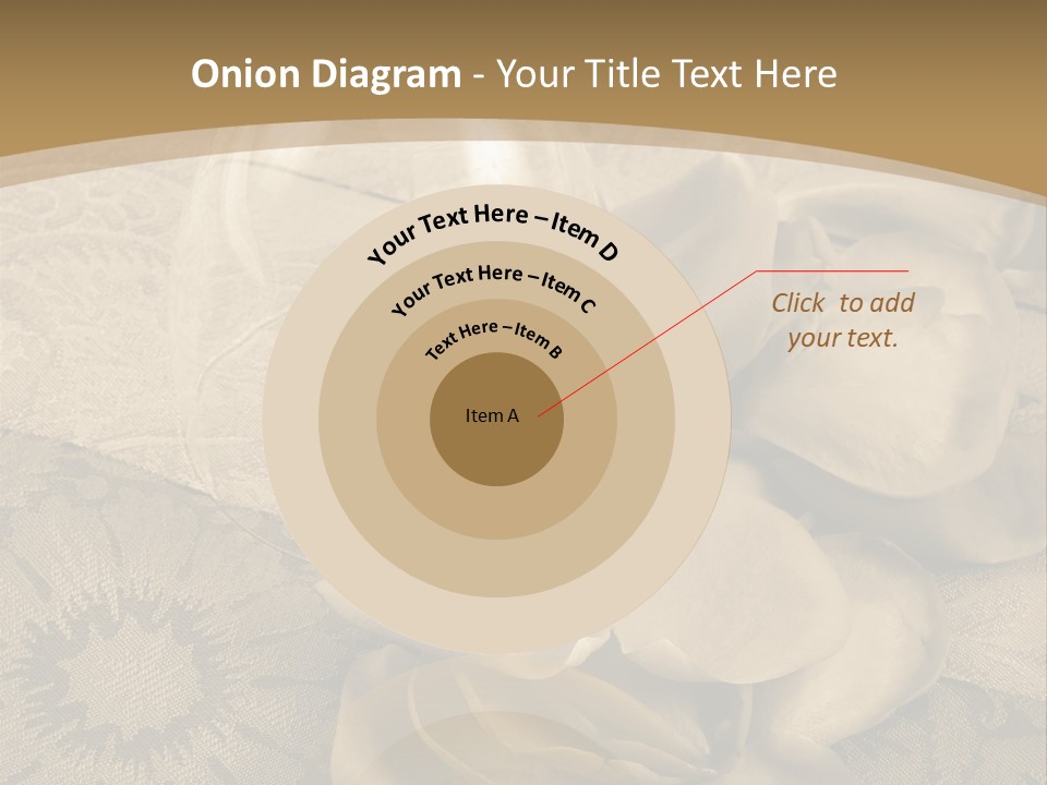 Anniversary Red Bud PowerPoint Template