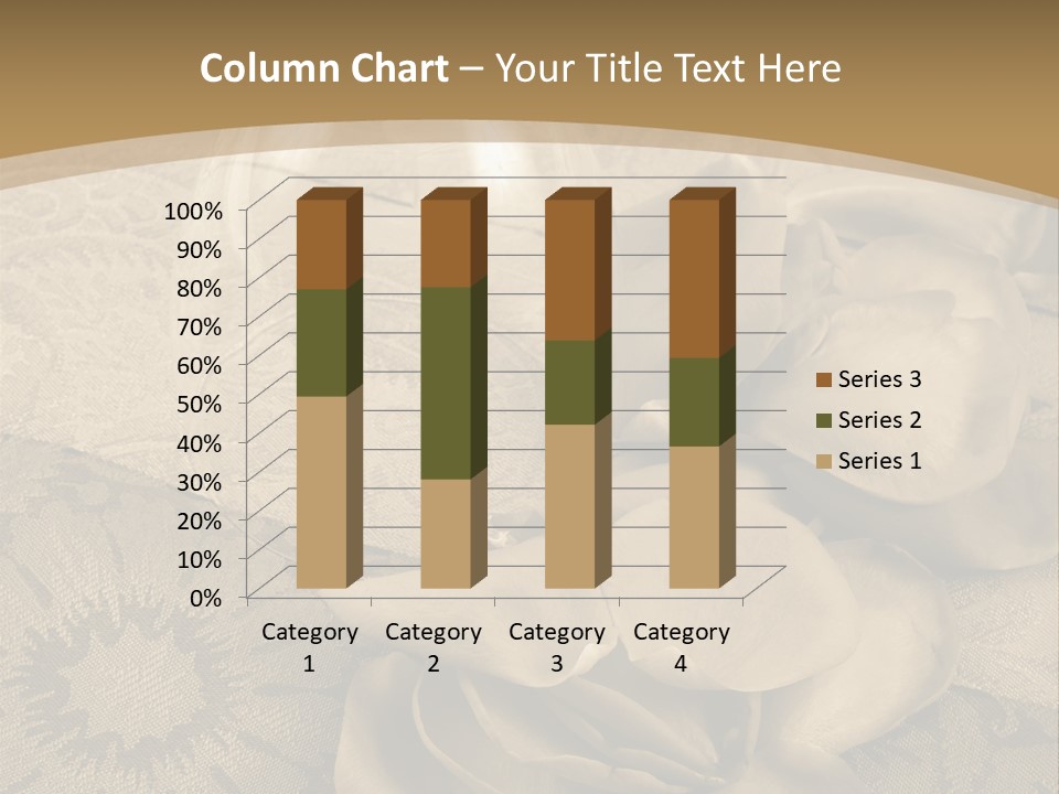 Anniversary Red Bud PowerPoint Template