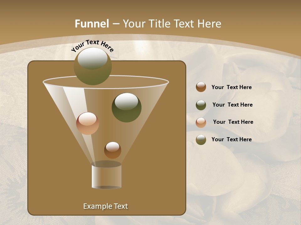 Anniversary Red Bud PowerPoint Template