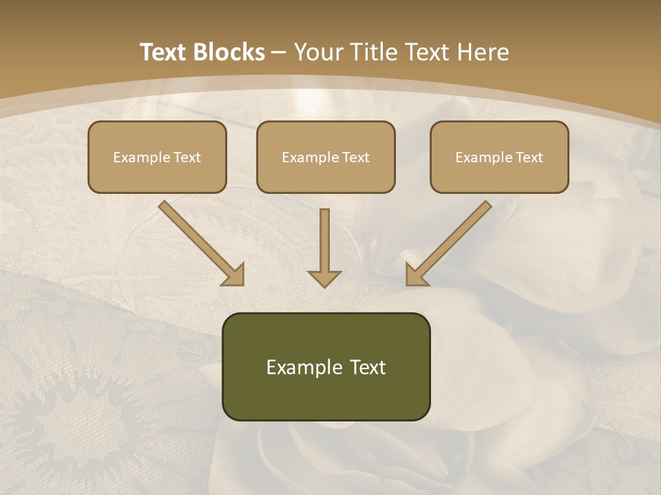 Anniversary Red Bud PowerPoint Template