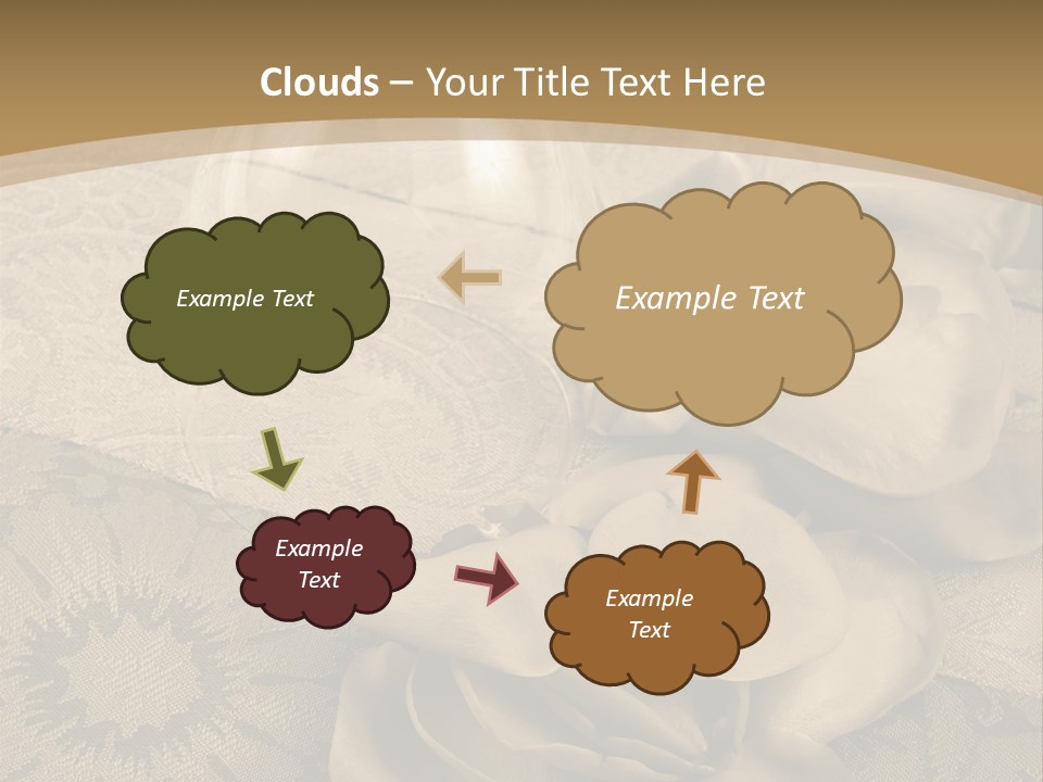 Anniversary Red Bud PowerPoint Template