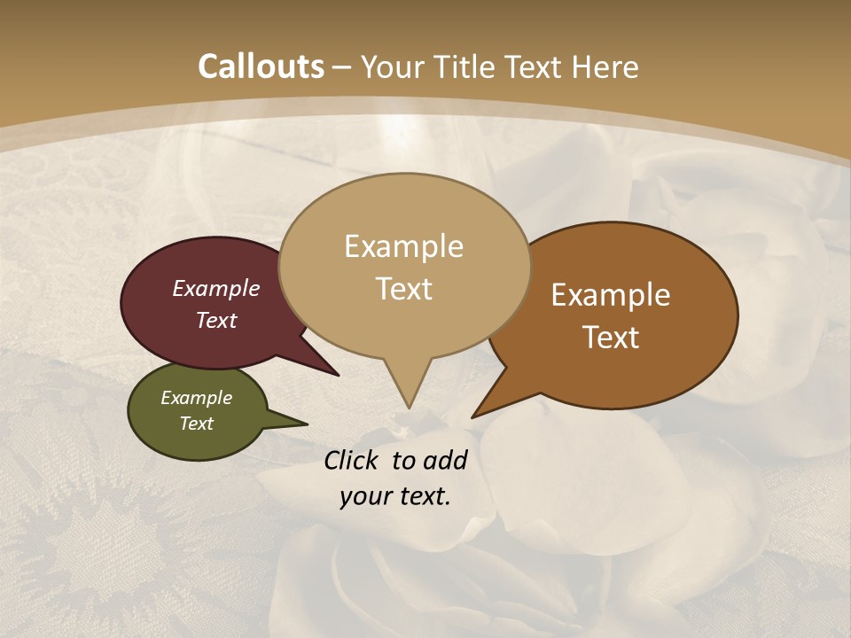 Anniversary Red Bud PowerPoint Template