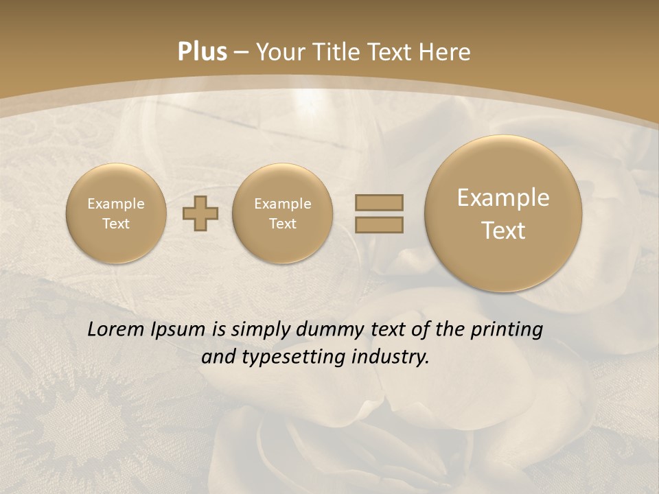 Anniversary Red Bud PowerPoint Template