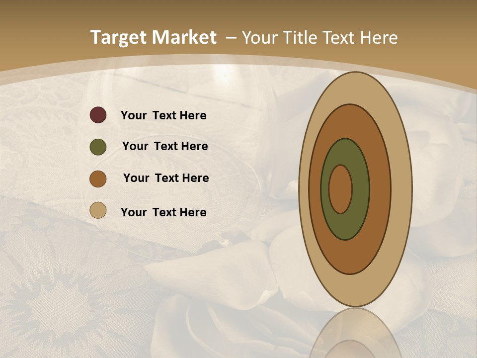 Anniversary Red Bud PowerPoint Template