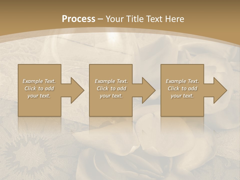 Anniversary Red Bud PowerPoint Template