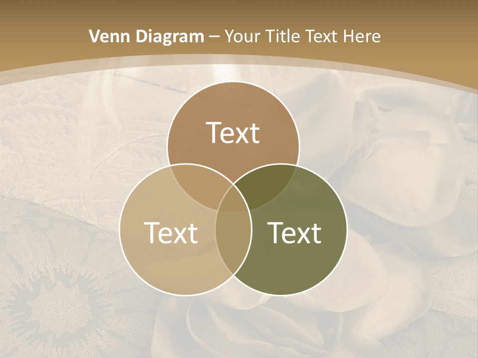 Anniversary Red Bud PowerPoint Template