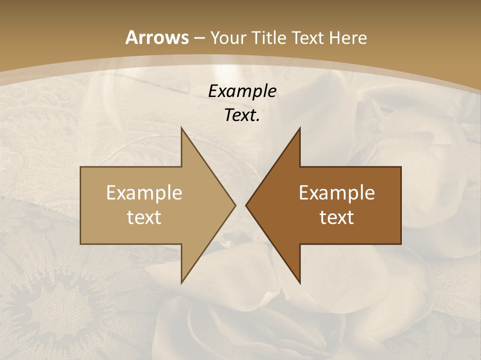 Anniversary Red Bud PowerPoint Template