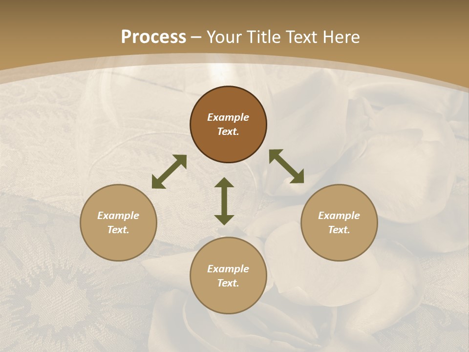 Anniversary Red Bud PowerPoint Template