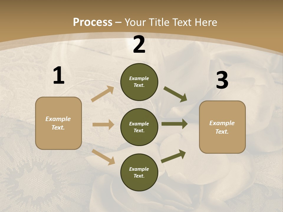 Anniversary Red Bud PowerPoint Template