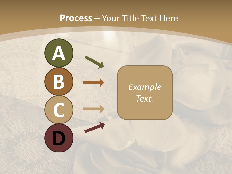 Anniversary Red Bud PowerPoint Template