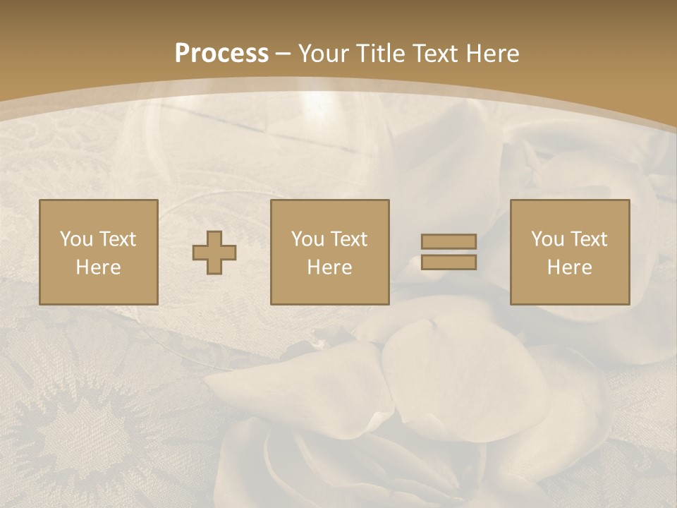 Anniversary Red Bud PowerPoint Template