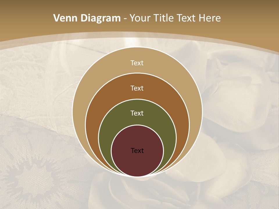 Anniversary Red Bud PowerPoint Template