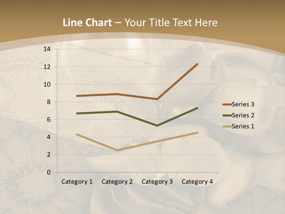 Anniversary Red Bud PowerPoint Template