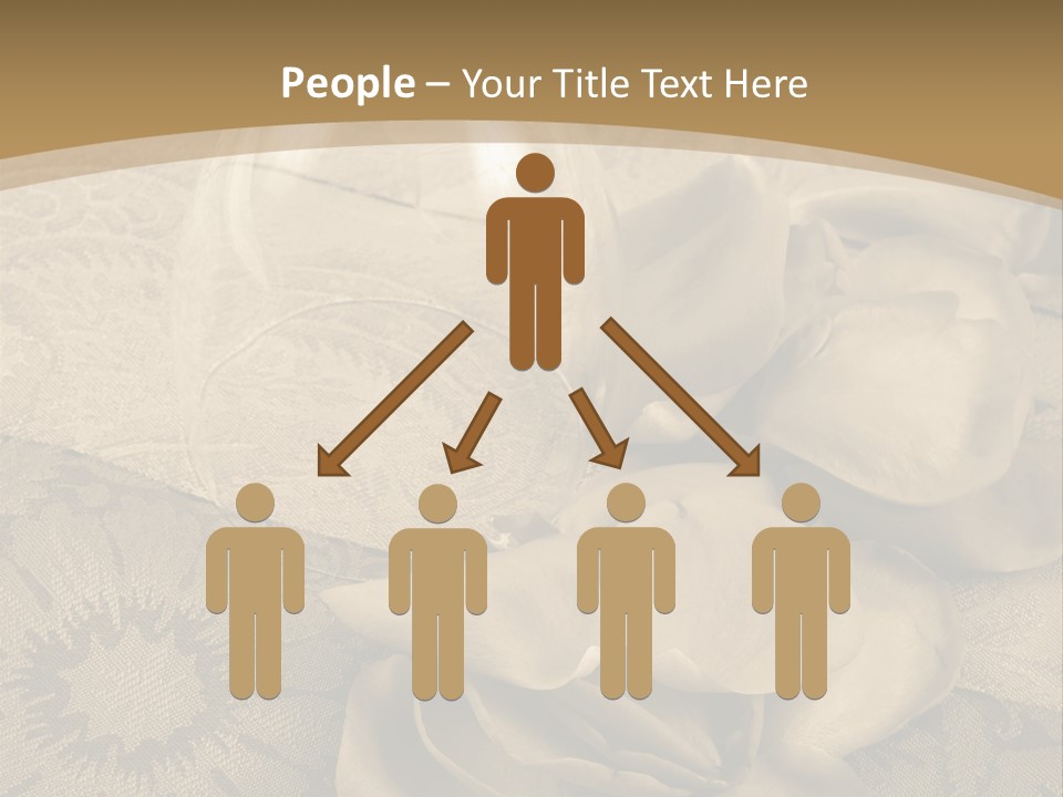 Anniversary Red Bud PowerPoint Template