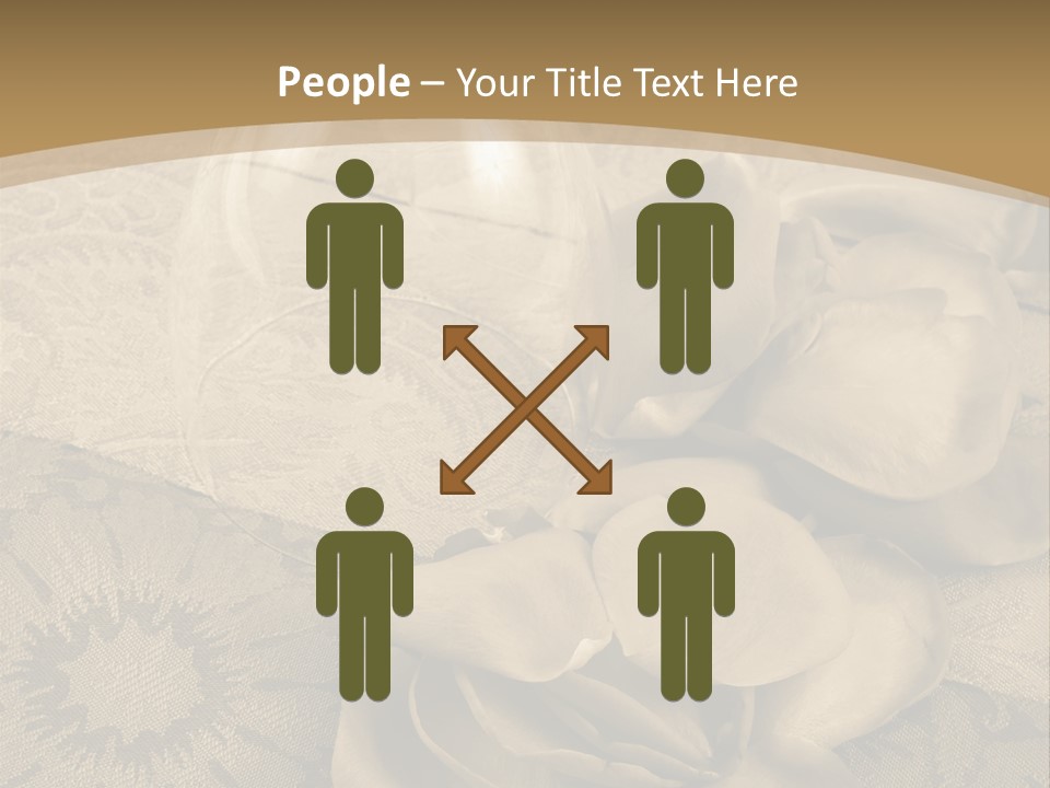 Anniversary Red Bud PowerPoint Template