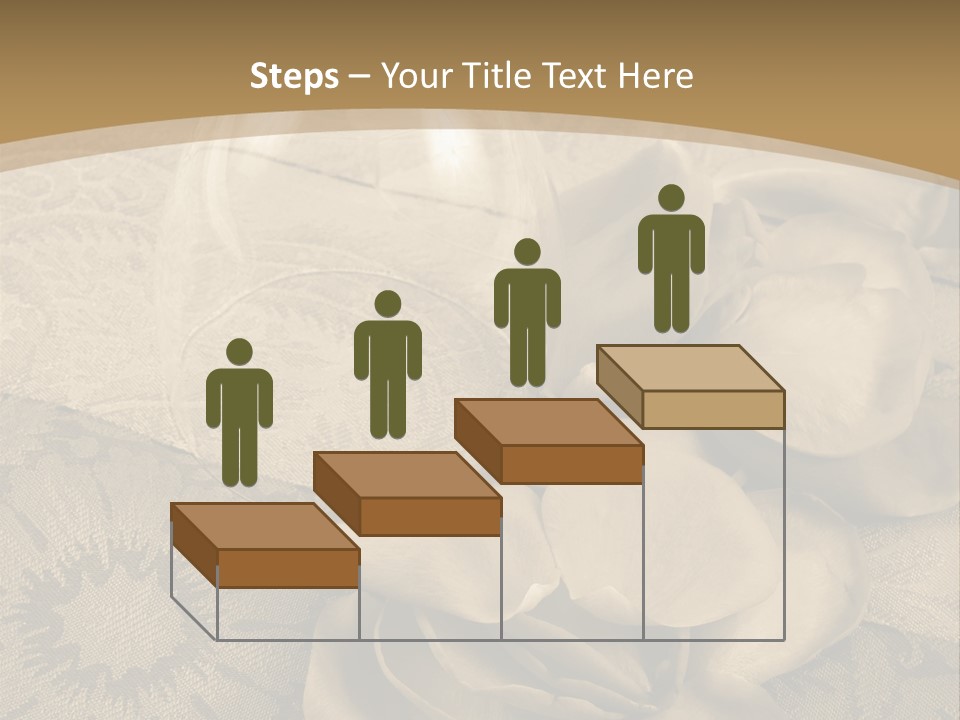 Anniversary Red Bud PowerPoint Template