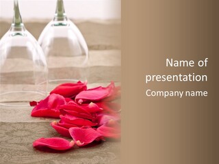 Seasonal Romance Decoration PowerPoint Template