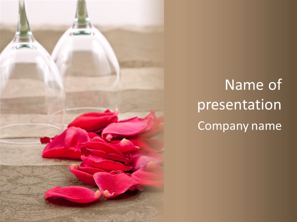 Seasonal Romance Decoration PowerPoint Template