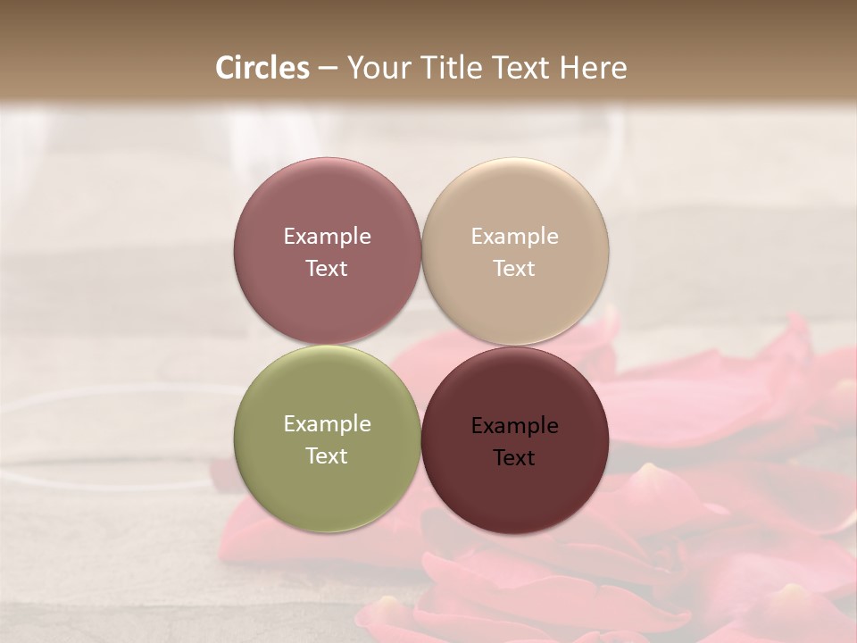 Seasonal Romance Decoration PowerPoint Template