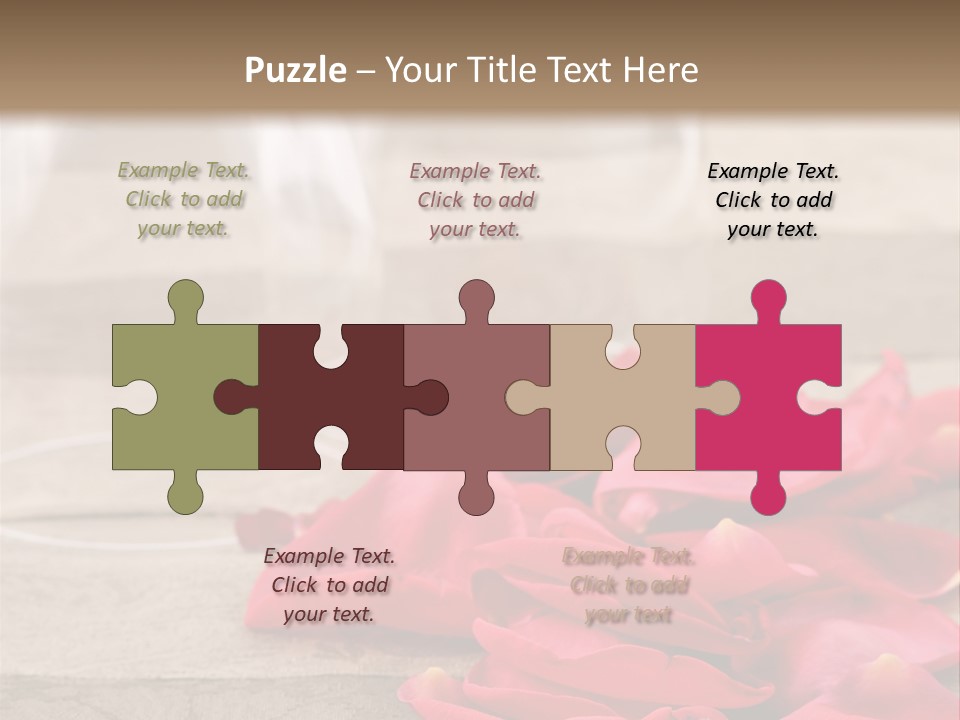 Seasonal Romance Decoration PowerPoint Template